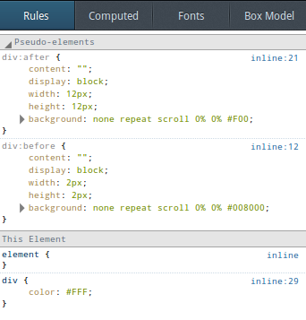 dev-tools-pseudo-element