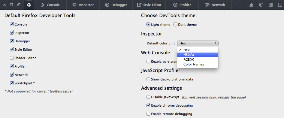 dev-tools-default-color-format