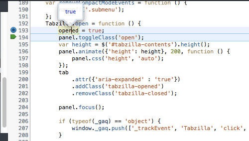 Inspect-variable-while-debugging