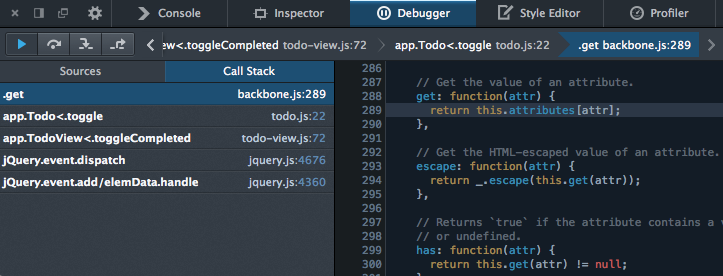 debugger-call-stack-list
