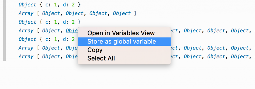 console-variable