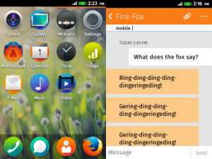 Messaging Screenshot