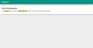 on browser