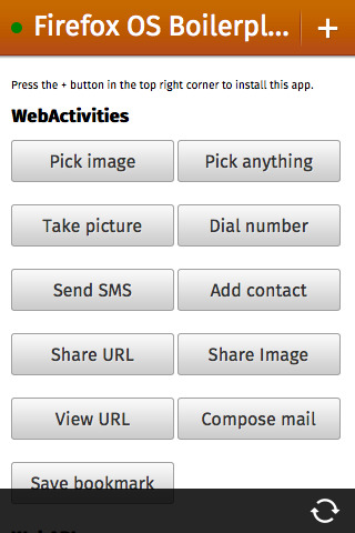 Firefox OS Boiler Plate